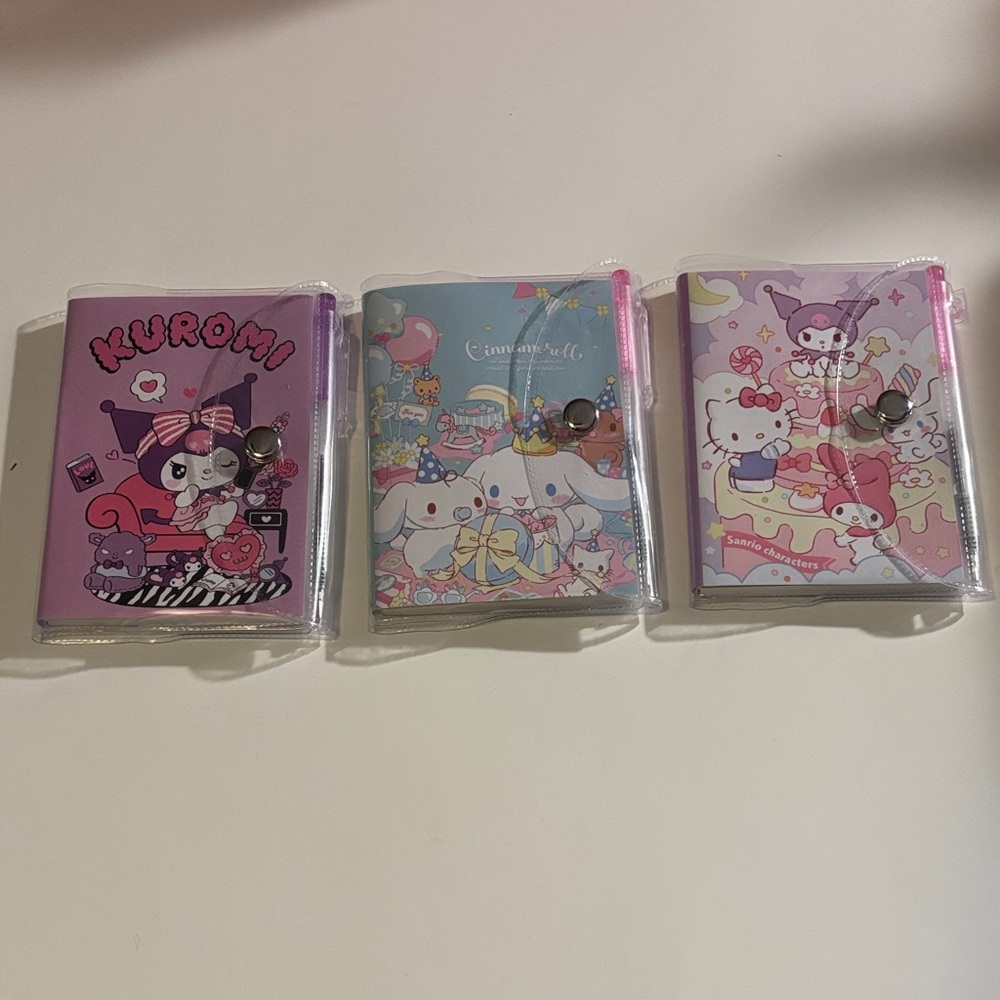 Cute Character mini notepad and pen sets 3 pieces